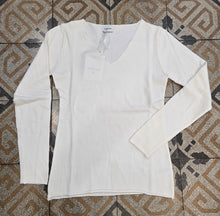 Carica l'immagine nel visualizzatore di Gallery, Maglia Scollo V Viscosa Aderente