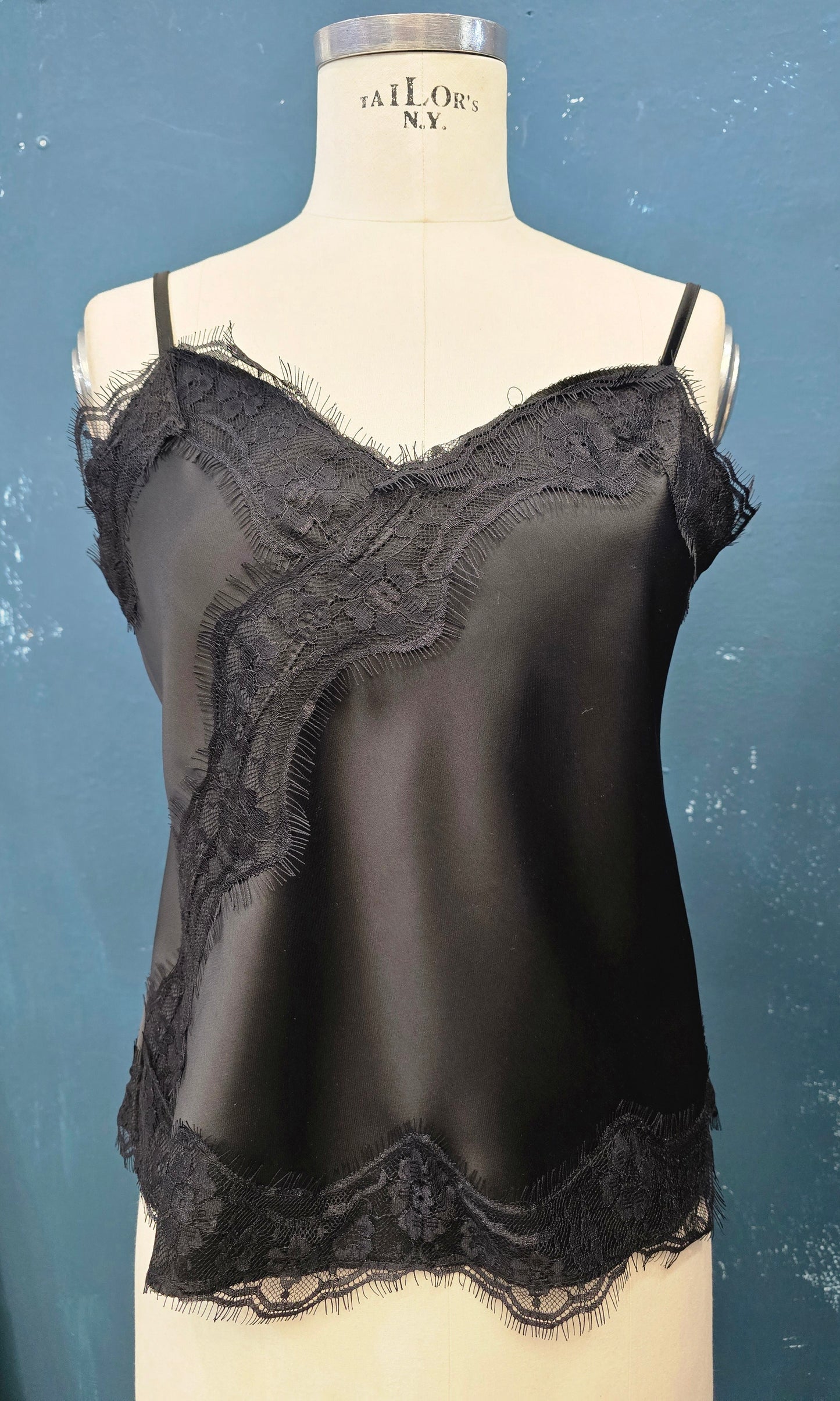 Top Raso Sottoveste Spallini Regolabili