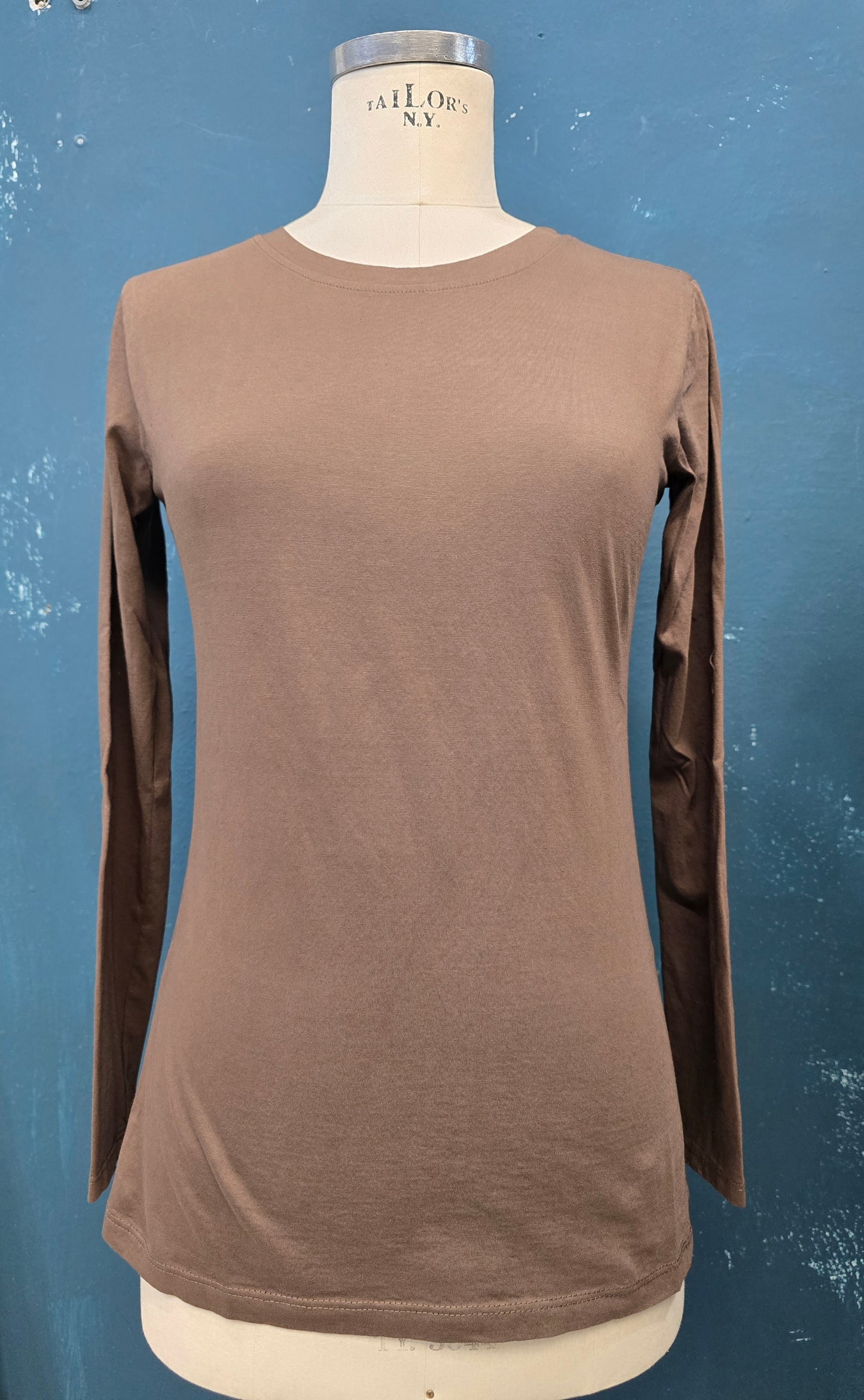 T-Shirt Paricollo Cotone Appoggiata