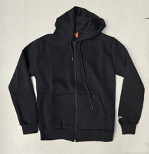 Carica l'immagine nel visualizzatore di Gallery, Felpa Cotone Felpato Cappuccio Tascone Zip Verde