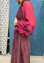 Carica l'immagine nel visualizzatore di Gallery, Jumpsuit Ciniglia Smanicata Pantalone Largo