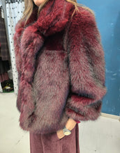 Carica l'immagine nel visualizzatore di Gallery, Ecopelliccia Bordeaux Taglia 42-46
