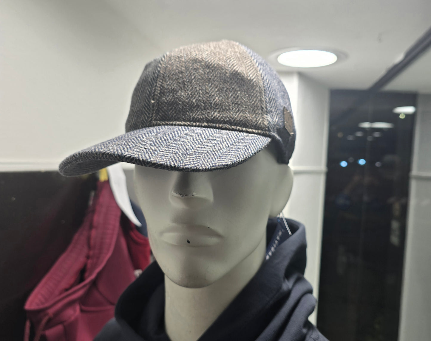 Cappello Pannetto Spigato Tesa 30% Lana