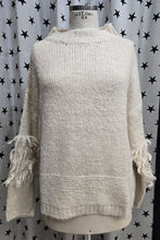 Carica l'immagine nel visualizzatore di Gallery, Maglia Calda con Frange sulle Maniche