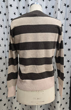 Carica l'immagine nel visualizzatore di Gallery, Maglia Paricollo Rigata Misto Cashmere