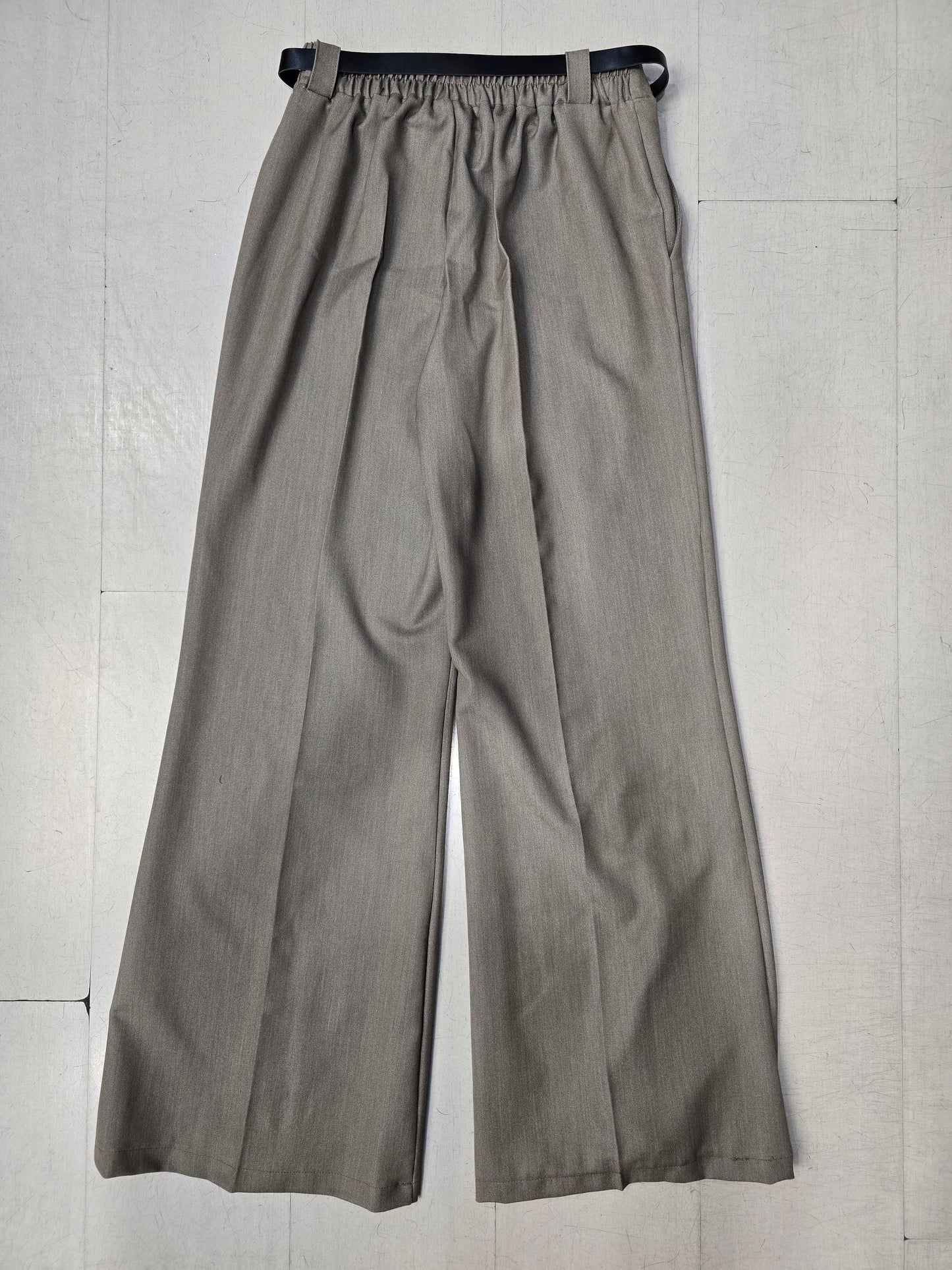 Pantalone Gamba Larga Cinturino Elastico