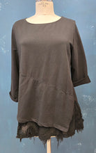 Carica l'immagine nel visualizzatore di Gallery, Maglia Cotone Trapezio Garza Stropicciata