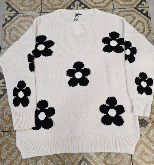 Maglia Donna Curvy Fiore