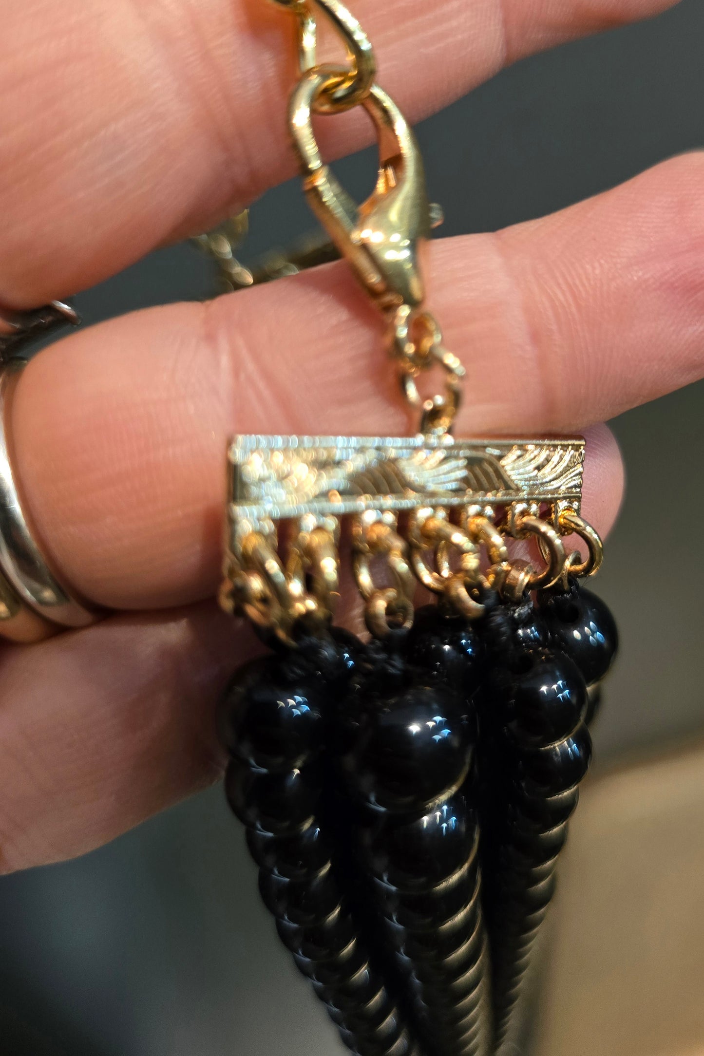 Collana Donna Perle Nere