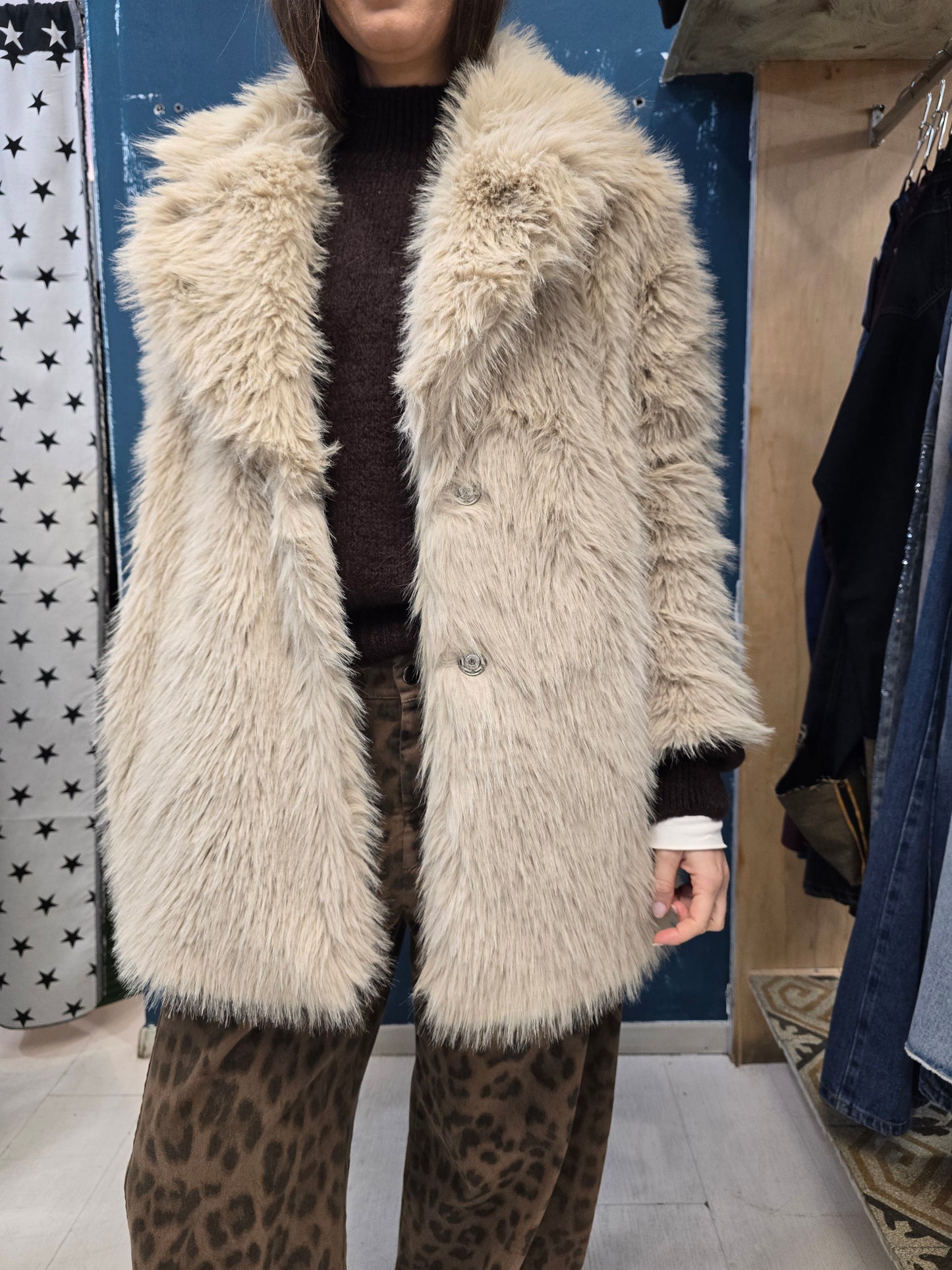 Pelliccia Ecologica Modello Midi