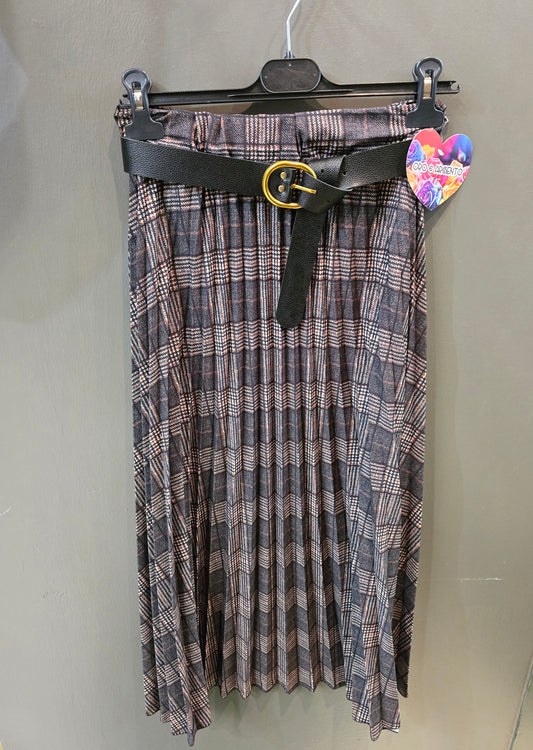 Gonna Plissè Fantasia Check