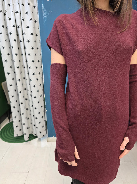 Abito Maglia Manicotti