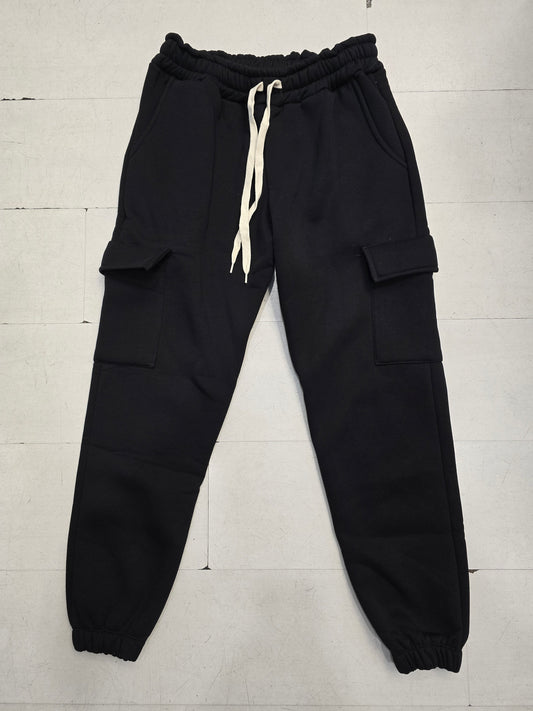 Jogger Felpa Cargo Uomo
