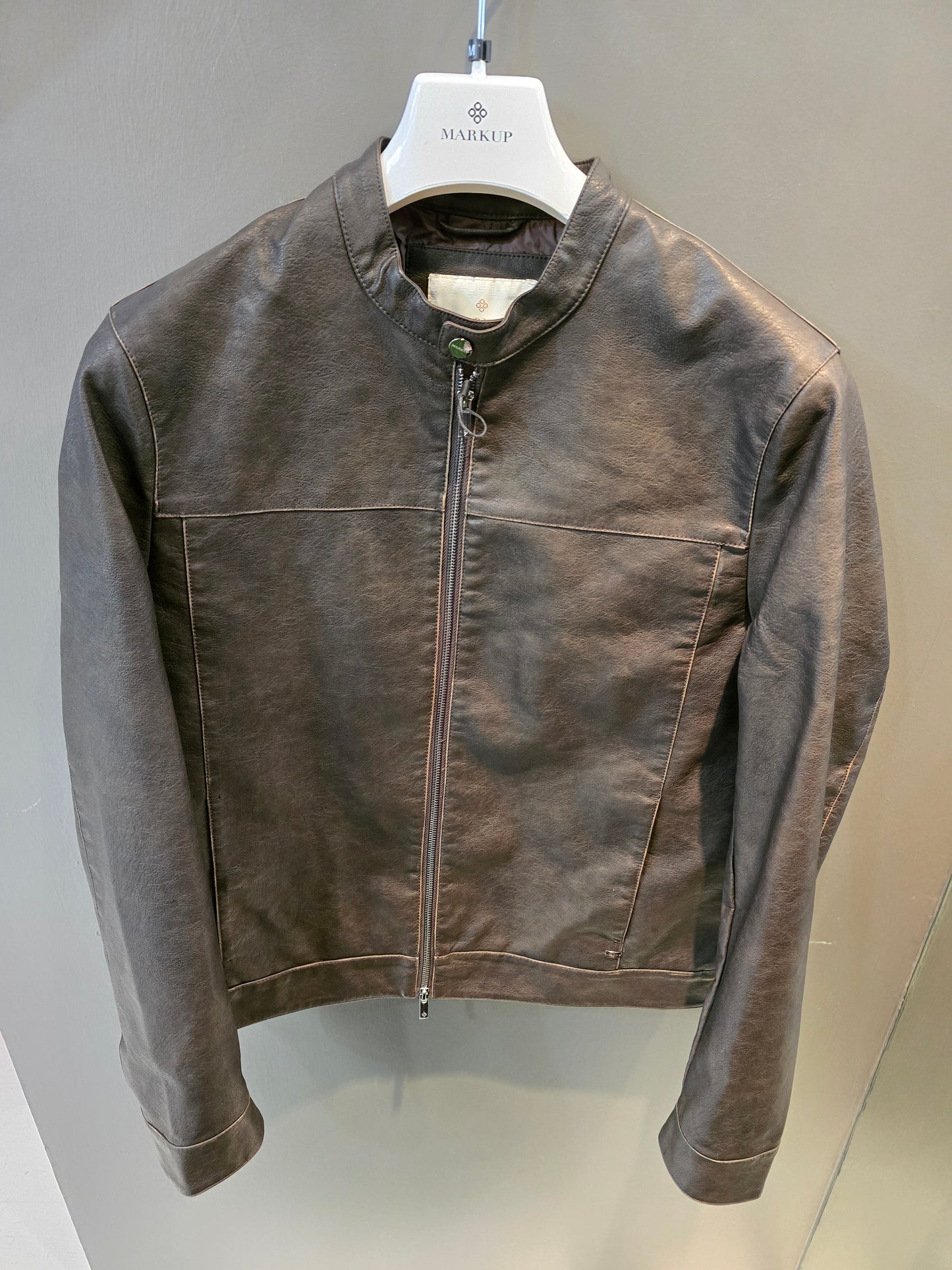 Giubbotto Uomo Biker Vintage