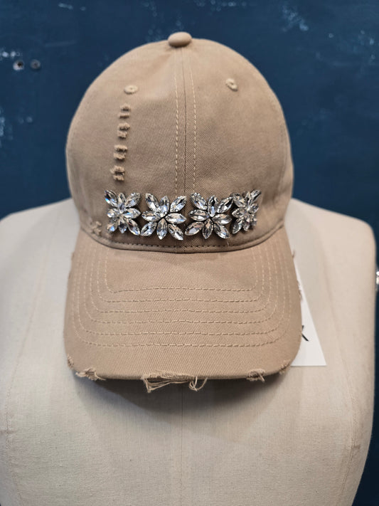 Cappello Donna Baseball Strass