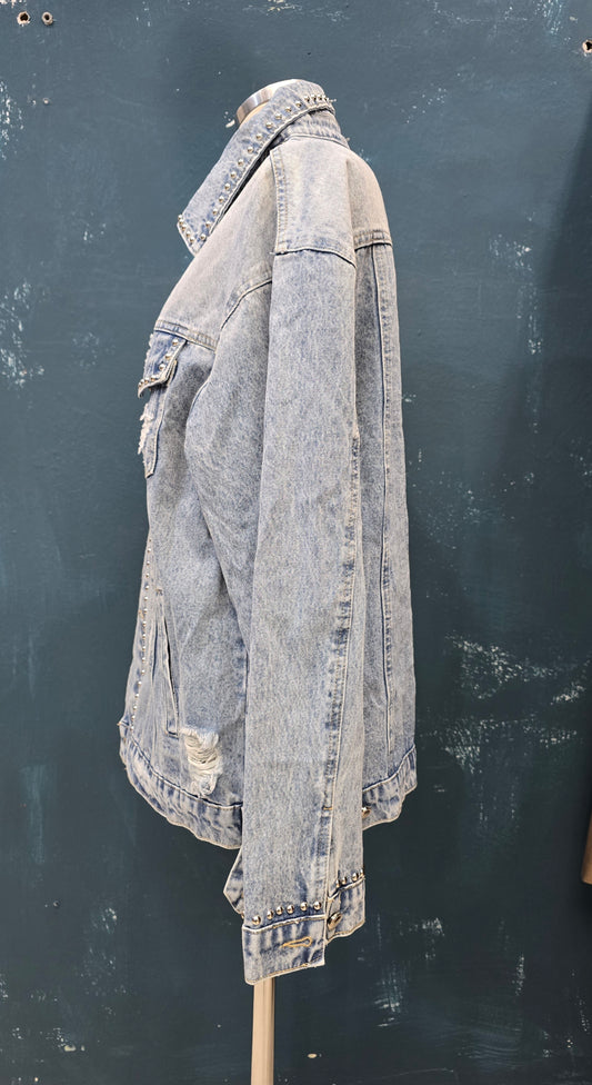 Bomber Donna Denim Lungo