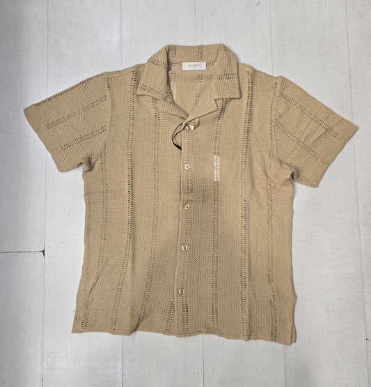 Giacca Camicia Uomo Crochet