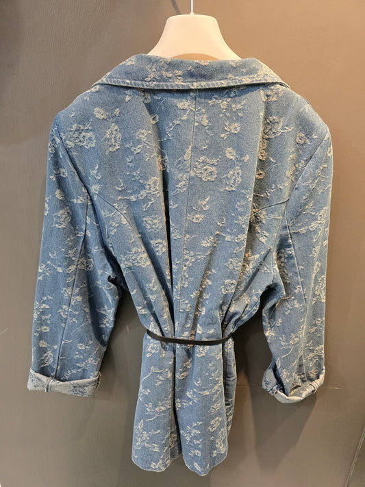 Giacca Denim Donna Curvy