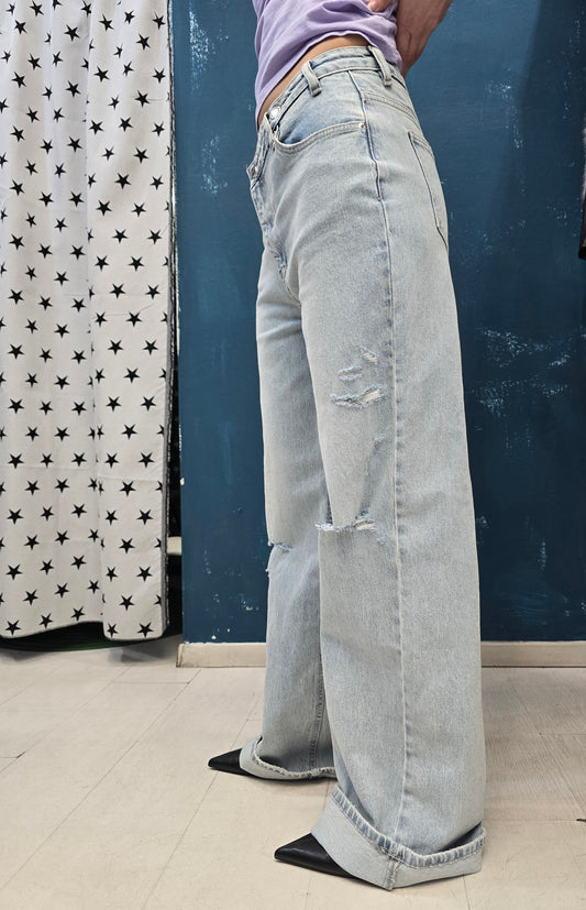 Jeans Donna Asimmetrico