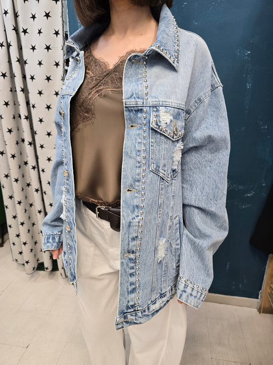 Bomber Donna Denim Lungo