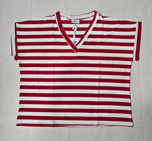 T-Shirt Donna Scollo V Riga