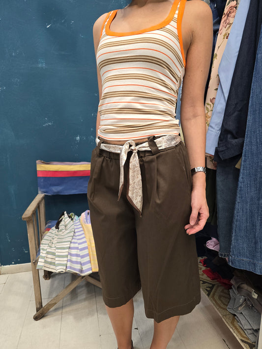 Bermuda Donna Cintura Raso