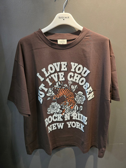T-Shirt Paricollo Rock