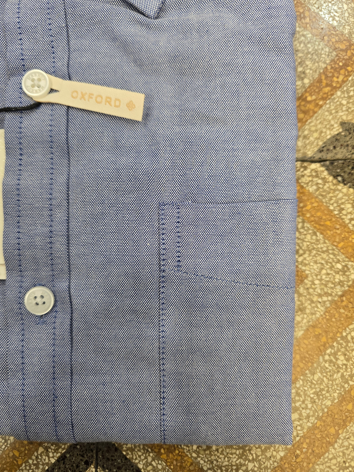 Camicia Uomo Tessuto Oxford