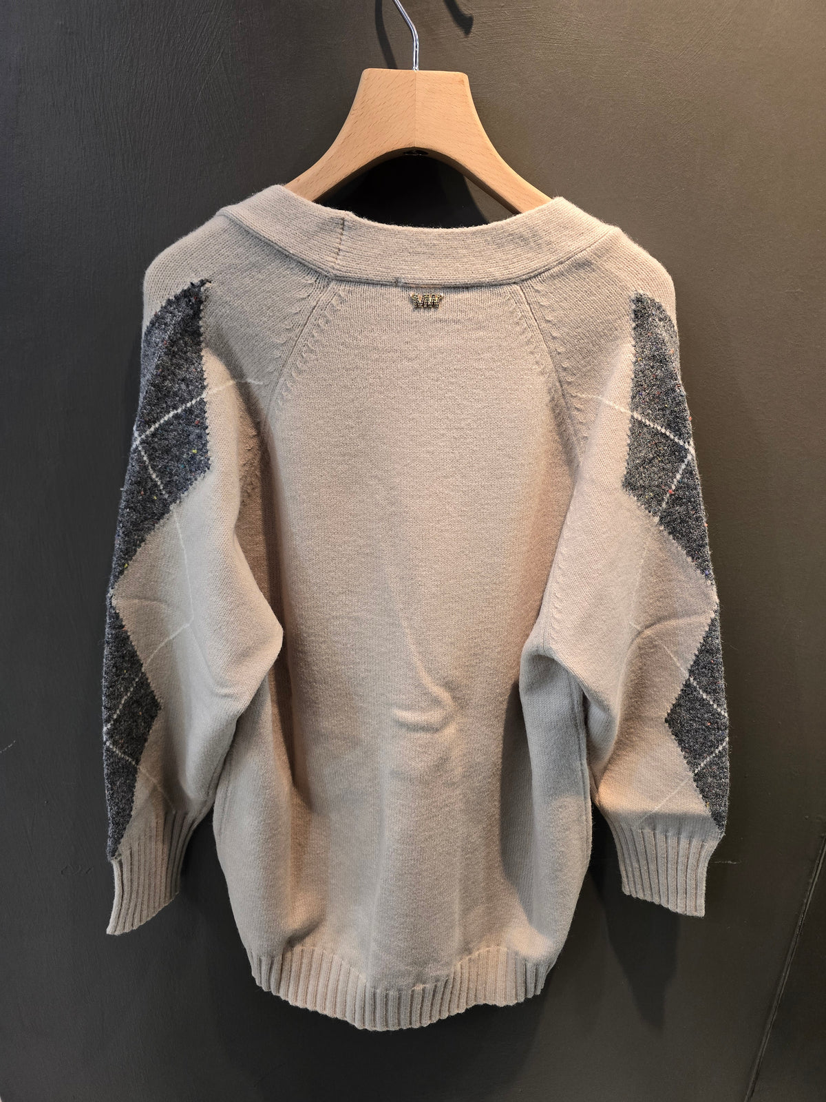 Cardigan Donna Over Rombi
