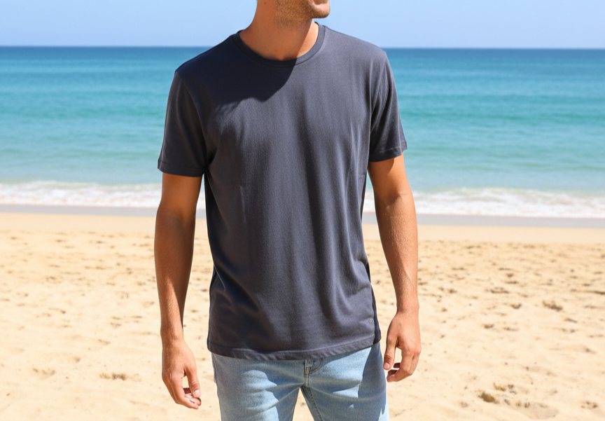 T-Shirt  Paricollo Cotone Extra Fine