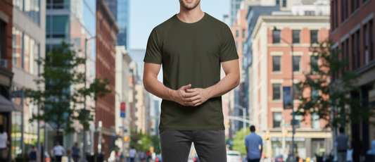 T-Shirt Uomo Girocollo Jersey
