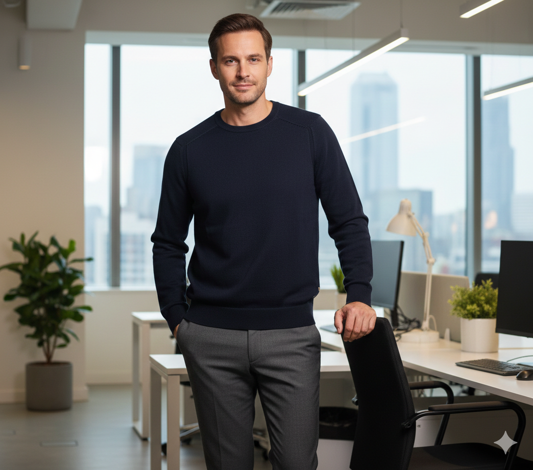 Maglia Uomo  Cotone Paricollo