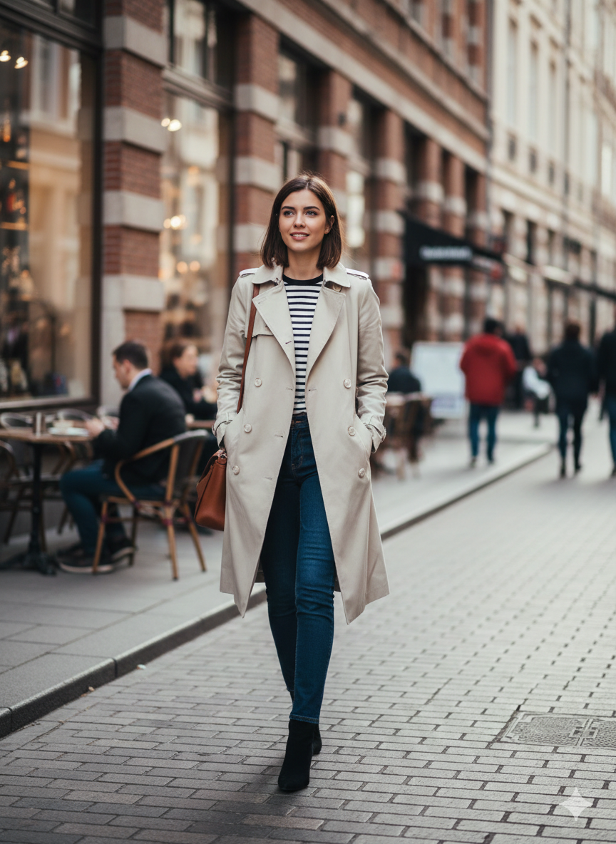 Trench Donna Cotone