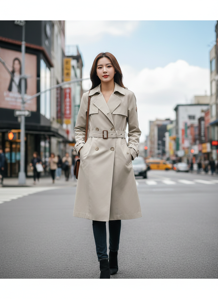 Trench Donna Cotone
