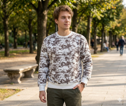 Felpa Paricollo Uomo Fantasia