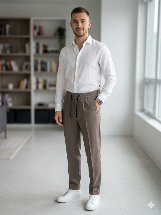 Pantalone Uomo Laccio Cropped