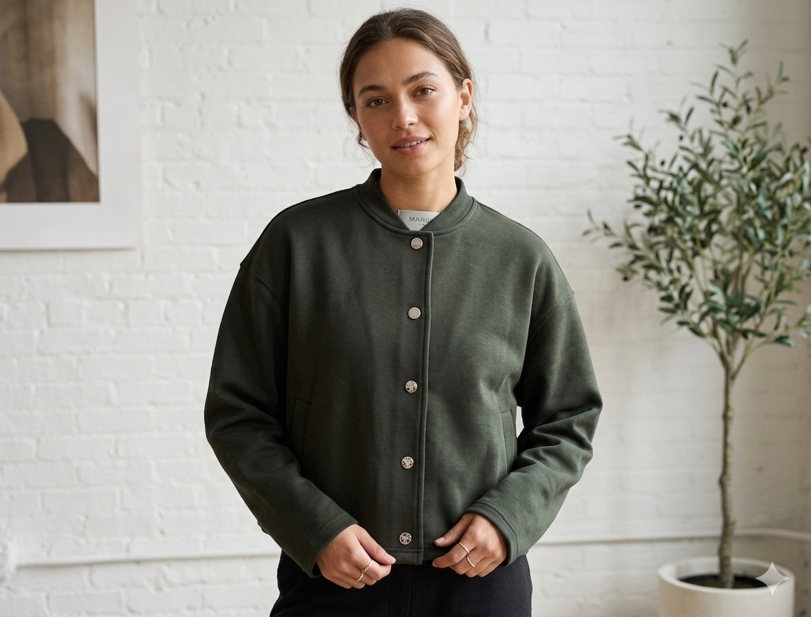 Giacca Bomber Donna Interlock