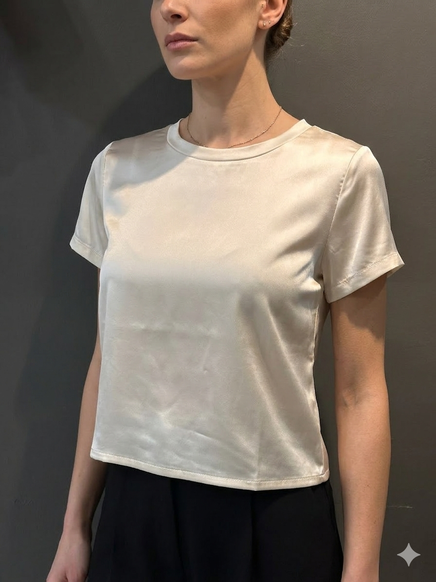 Blusa Donna Raso Strech