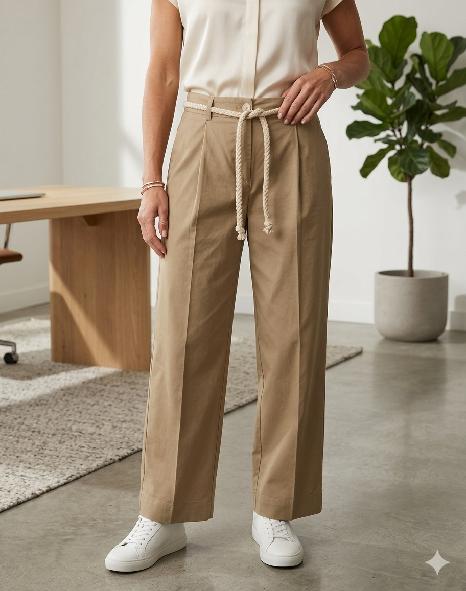 Pantalone Donna Popeline