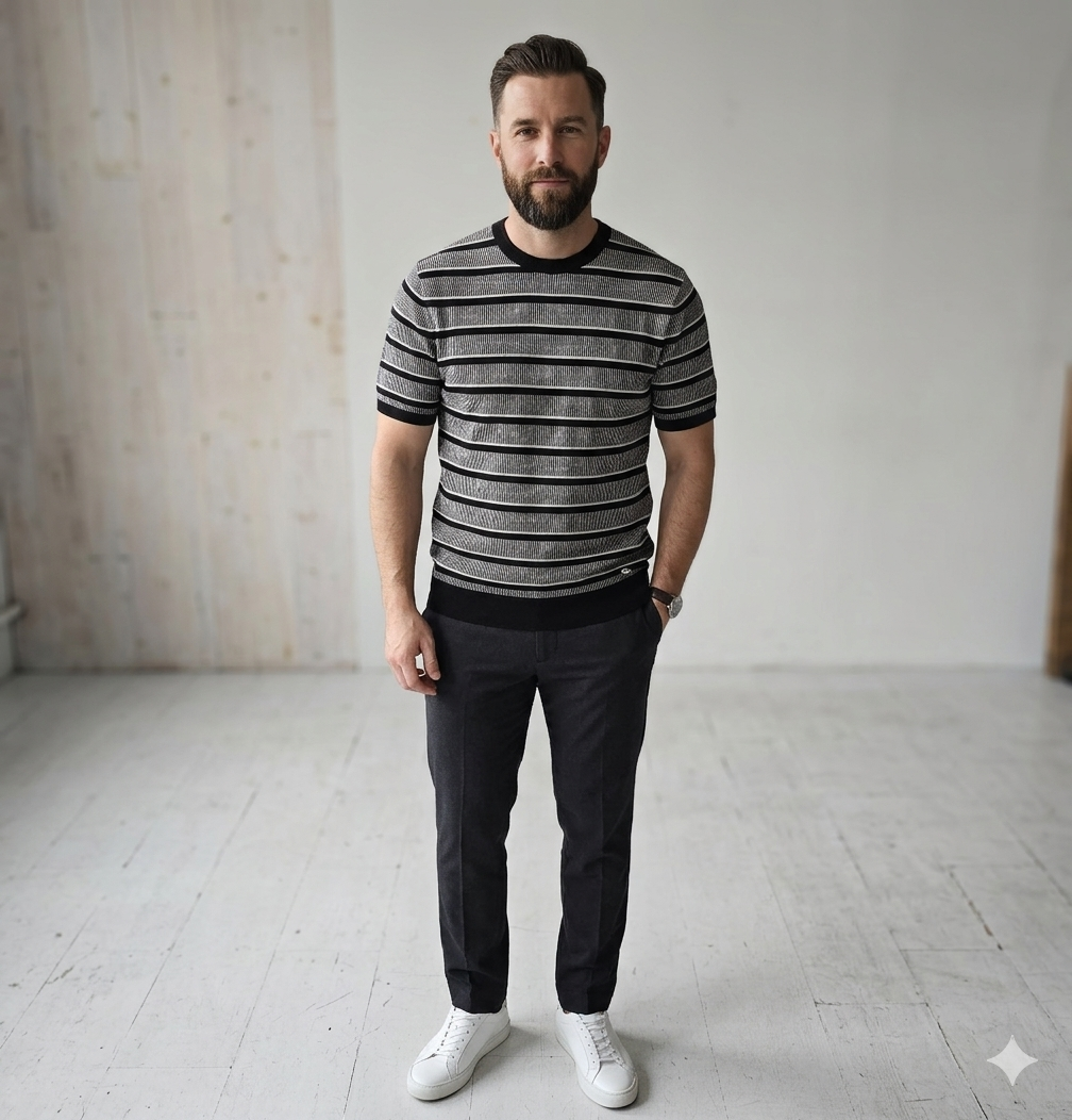 T-Shirt Uomo Bicolor