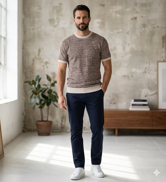 T-Shirt Uomo Crochet