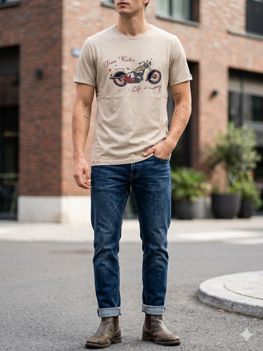 T-Shirt Paricollo Uomo