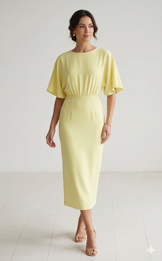 Abito Donna Lungo Crepe