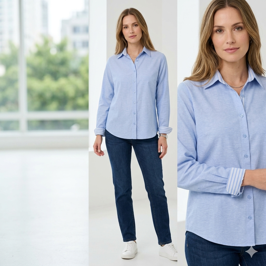Camicia Donna Oxford