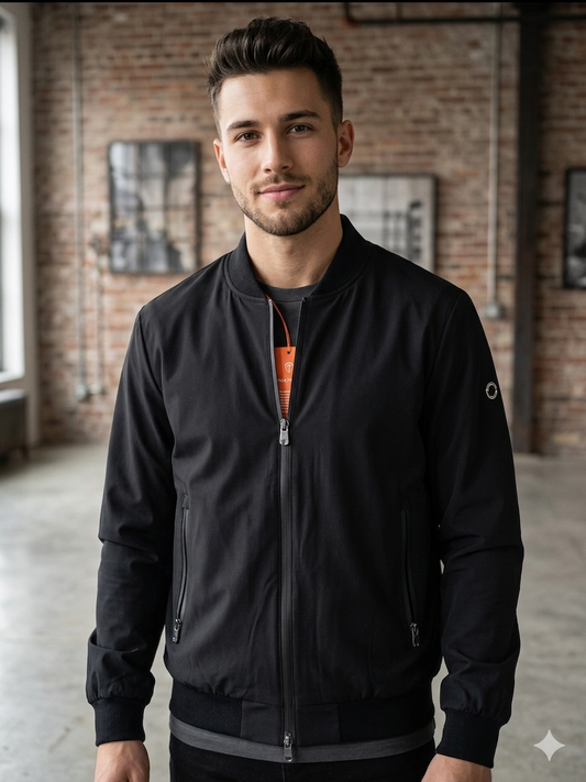 Bomber Uomo Tessuto Tecnico