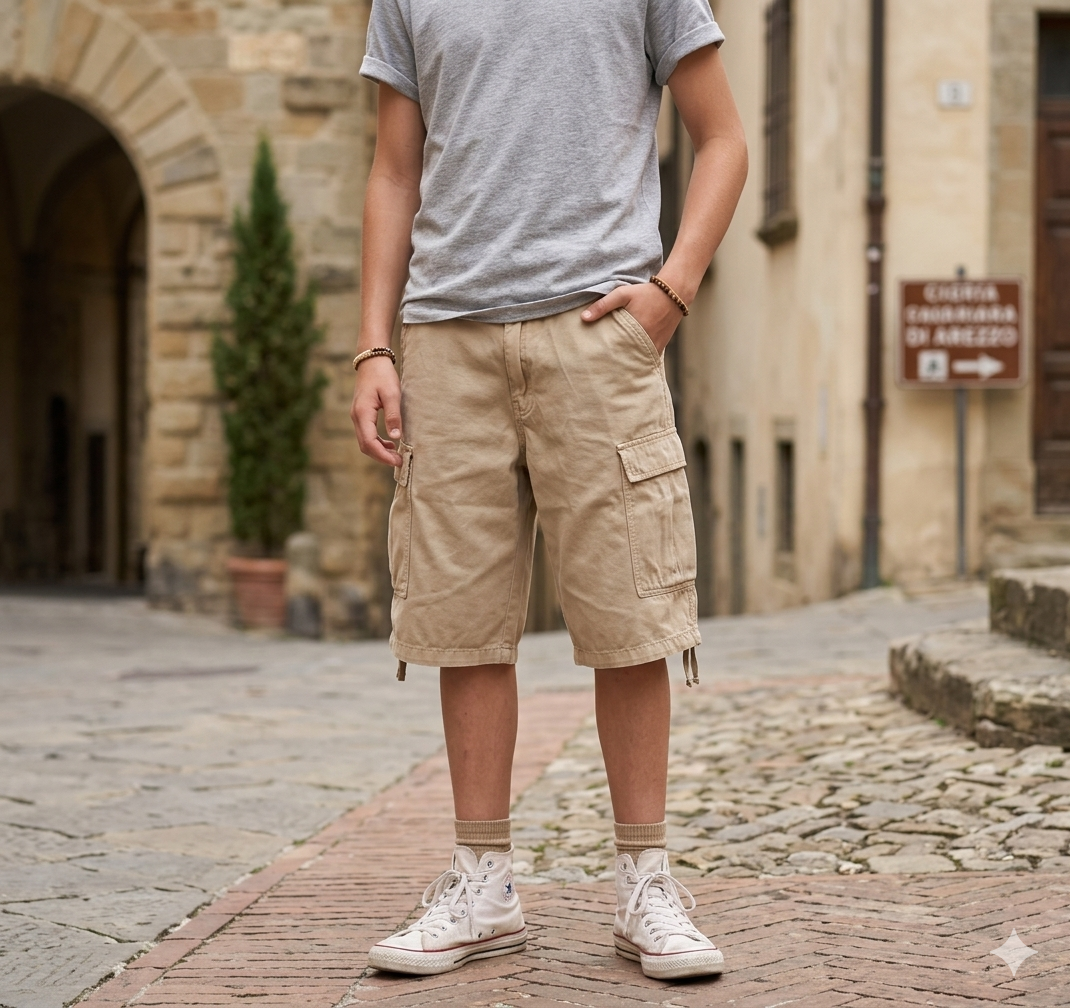 Bermuda Uomo Baggy