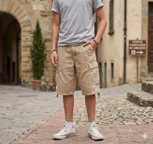 Bermuda Uomo Baggy