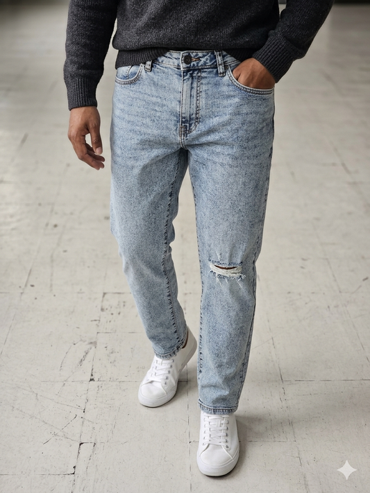 Jeans Uomo Cropped Fit