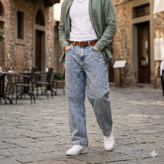 Jeans Uomo Loose Fit