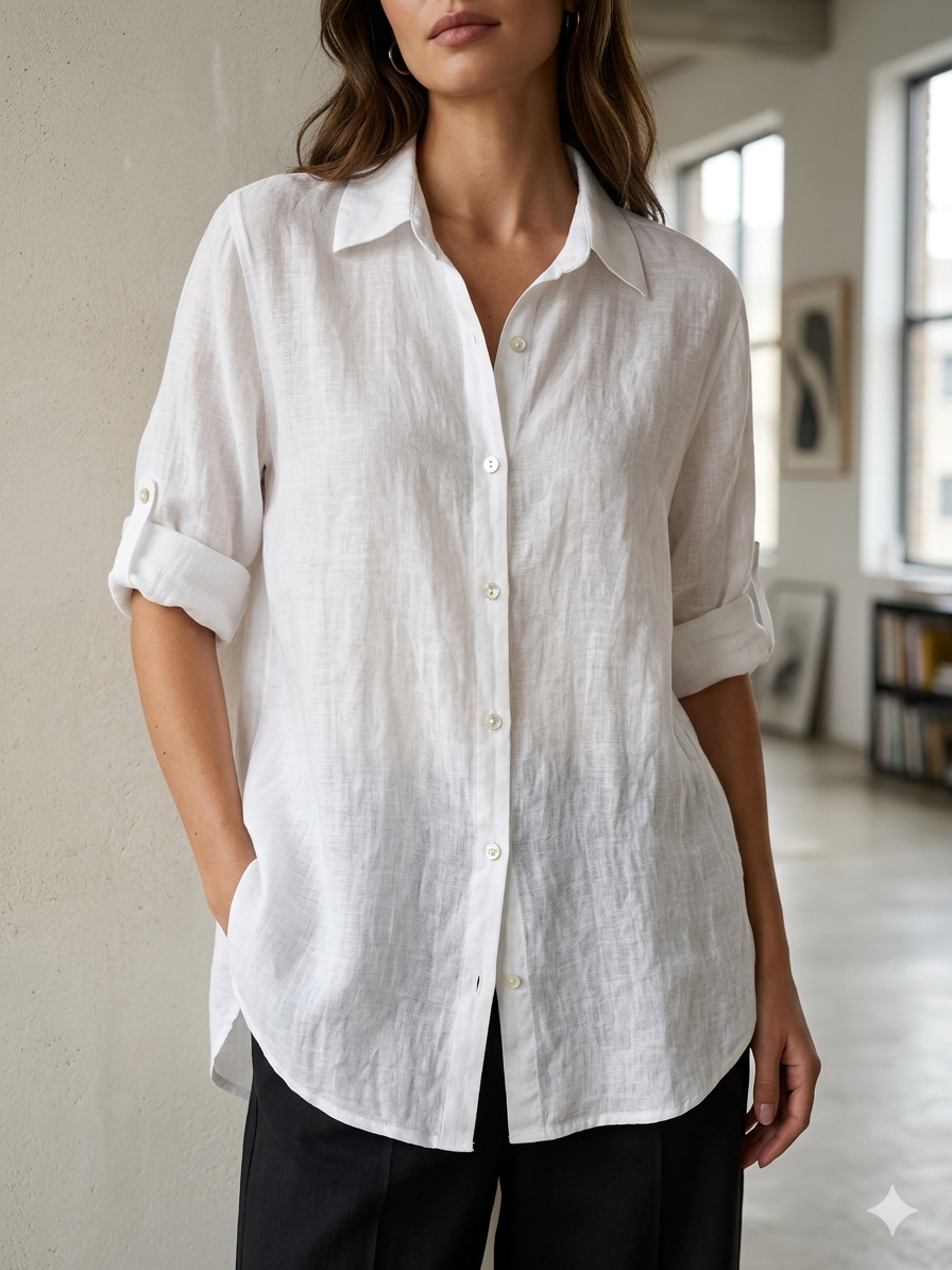 Camicione Donna Lino